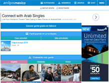 Tablet Screenshot of amigosmexico.com